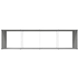 Planter Light Grey 385 x 100 x 75 cm Galvanised Steel 42018172