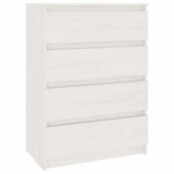 Side Cabinets 3 pcs White Solid Pinewood 3094813