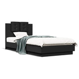 Bed Frame without Mattress Black 90x200 cm 3209941
