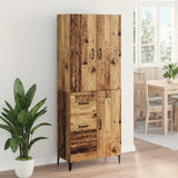 Highboard Old Wood 69.5 x 34 x 180 cm Engineered Wood 3415628