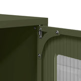 ZNTS TV Cabinet Olive Green 100.5x39x60.5 cm Steel 853384