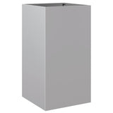 Planter Silver 42x38x75 cm Galvanised Steel 841582