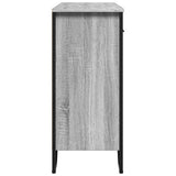 Sideboard Grey Sonoma 97x32.5x74.5 cm Engineered Wood 848562