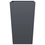 ZNTS Garden Planters Anthracite 2 pcs 45x45x75 cm Steel 851099