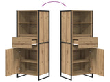 Book Cabinet Artisian Oak 43 x 36 x 150.5 cm Engineered Wood 886629