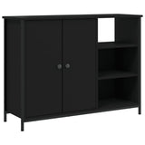 Sideboard Black 100x33x75 cm Engineered Wood 835549