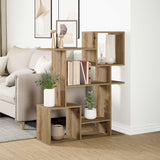 Room Divider Bookcase Artisan Oak 92x29x112 cm Engineered Wood 858128