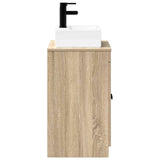 Bathroom Furniture Set Sonoma Oak Engineered Wood 3404252