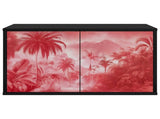 Wall-mounted TV Cabinet AACHEN 69 x 33 x 40 cm Black Oak 8007144