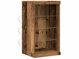LED Sideboard Old Wood 41 x 37 x 100 cm Engineered Wood 863054