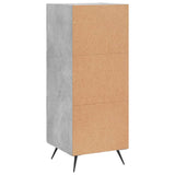 Sideboard Concrete Grey 34.5x34x90 cm Engineered Wood 828576