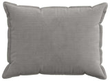 Cushion Cover 6 pcs HOUTEN Light Grey 55 x 55 cm Corduroy 920416