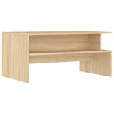 Coffee Table Sonoma Oak 90x55x42.5 cm Engineered Wood 834280