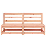 Garden Sofas Armless 2 pcs 70x70x67 cm Solid Wood Douglas 837926