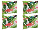 4-Piece Back Cushions PUTTEN 4 pcs 100% Polyester Multicolour 945144