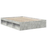 Bed Frame without Mattress Concrete Grey 150x200 cm King Size King Size 3203869