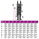 Chest Waders with Boots and Belt Dark Green Size 43 4016995
