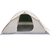 ZNTS Camping Tent Dome 6-Person Green Waterproof 94412