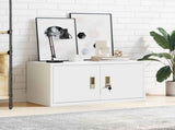 Storage Cabinet White 80 x 40 x 40 cm Steel 891675