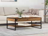 Coffee Table Old Wood 80 x 50 x 40 cm Engineered Wood 886442