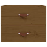Wall-mounted Bedside Cabinets 2 pcs Honey Brown 50x36x40 cm 820983