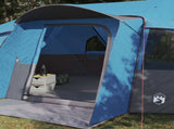 Family Tent with Rainfly Water-resistant tunnel Blue 18-Person 42017461