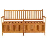 Storage Bench 148 cm Solid Wood Acacia 316743