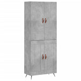 Highboard Concrete Grey 69,5x34x180 cm Engineered Wood 3195767