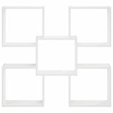 Wall Shelf White 99.5 x 17 x 91 cm Engineered Wood 8014968