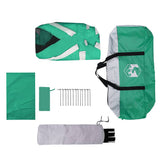 Pool Tent with Removable Fly & Mesh Walls Sea Green 670x590 cm 4100632