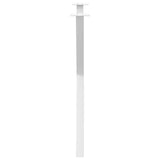 Dining Table Legs X-Shaped 2 pcs White 80x cm Steel 4012921