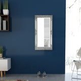 Wall Mirror Baroque Style 100x50 cm Silver 243681