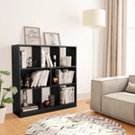 ZNTS Book Cabinet Black 97.5x29.5x100 cm Engineered Wood 800172