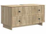 4 Piece Bathroom Cabinet Set EDE Sonoma Oak Engineered Wood 3417902