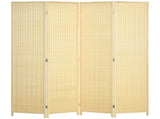 4 Panel Folding Room Divider Screen, Wall Panel Privacy Furniture, Freestanding Paravent Partition T3398P344337