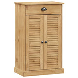 Shoe Cabinet VIGO 60x35x96 cm Solid Wood Pine 353166