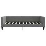Daybed with Trundle without Mattress Dark Grey 90x190 cm Single 3196648