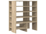 Shoe Cabinet with Shelf 2 pcs Sonoma Oak Engineered Wood 8000382