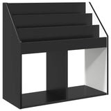 Kids Bookshelf Black 72.5 x 29.5 x 69 cm Engineered Wood 892380