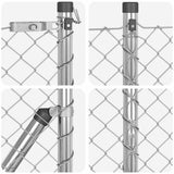 Ground Fix Welded Wire Fence 10 x 1 m 3351125