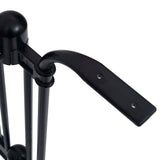 Bistro Table Leg Black 93x60x72 cm Cast Aluminium 325436
