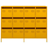 Sideboard Mustard Yellow 135x39x103.5 cm Cold-rolled Steel 3307176