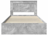 Bed Frame with Drawer with Headboard Manual Engineered Wood 3410369