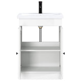 Bathroom Furniture Set High Gloss White 56 x 37.5 x 81 cm 3404168