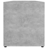 ZNTS TV Cabinet Concrete Grey 120x34x37 cm Engineered Wood 801156