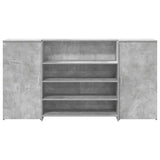 Reception Desk Concrete Grey 200x50x103,5 cm Engineered Wood 3324181