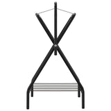 Saddle Rack Foldable Freestanding Black Iron 172441
