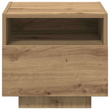 Bedside Cabinet with Drawer 2 pcs Artisan Oak 40 x 39 x 37 cm 863069