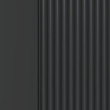 Bedside Cabinet Black 43 x 34.5 x 50 cm Engineered Wood 894567