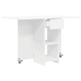 Dinning Table 115 x 70 x 75 cm Engineered Wood White 8006029